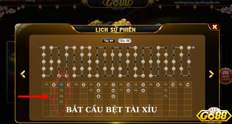 vào tiền cầu bệt tài xỉu go88