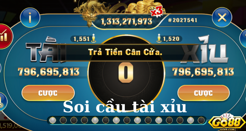 Soi cầu tài xỉu go88